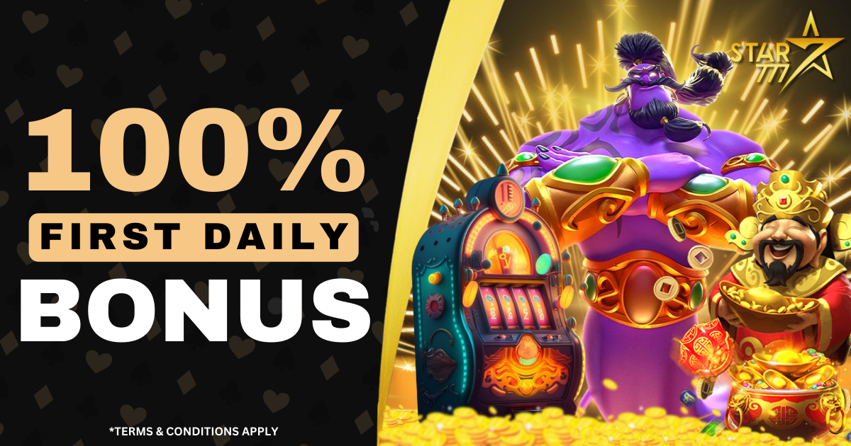 100% FIRST DAILY DEPOSIT